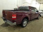 2004 Ford F150 Supercrew Burgundy vin: 1FTPW12514KD15251