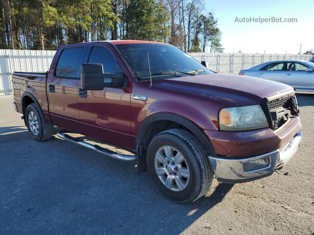 2004 Ford F150 Supercrew Red vin: 1FTPW12514KD39260