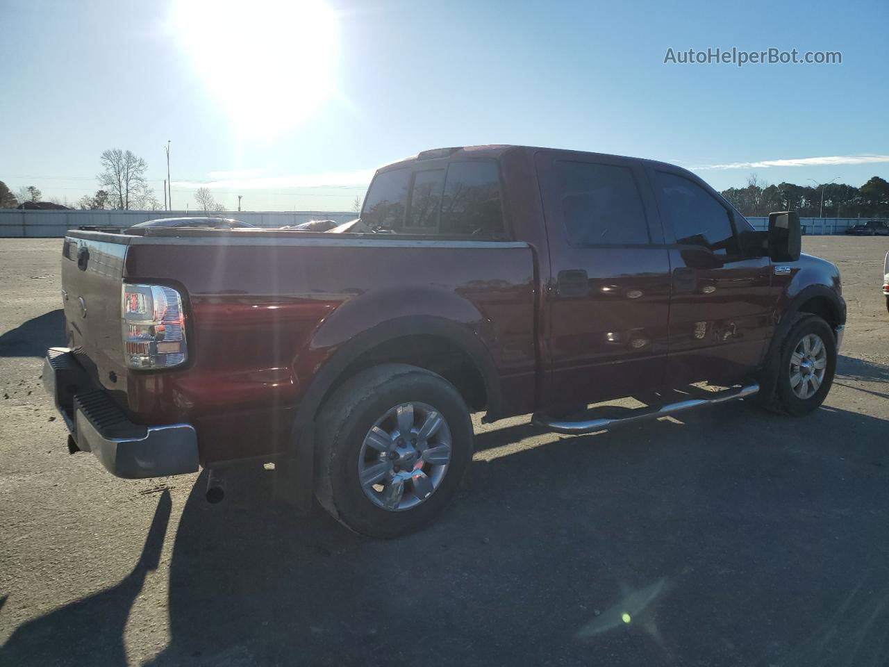 2004 Ford F150 Supercrew Red vin: 1FTPW12514KD39260