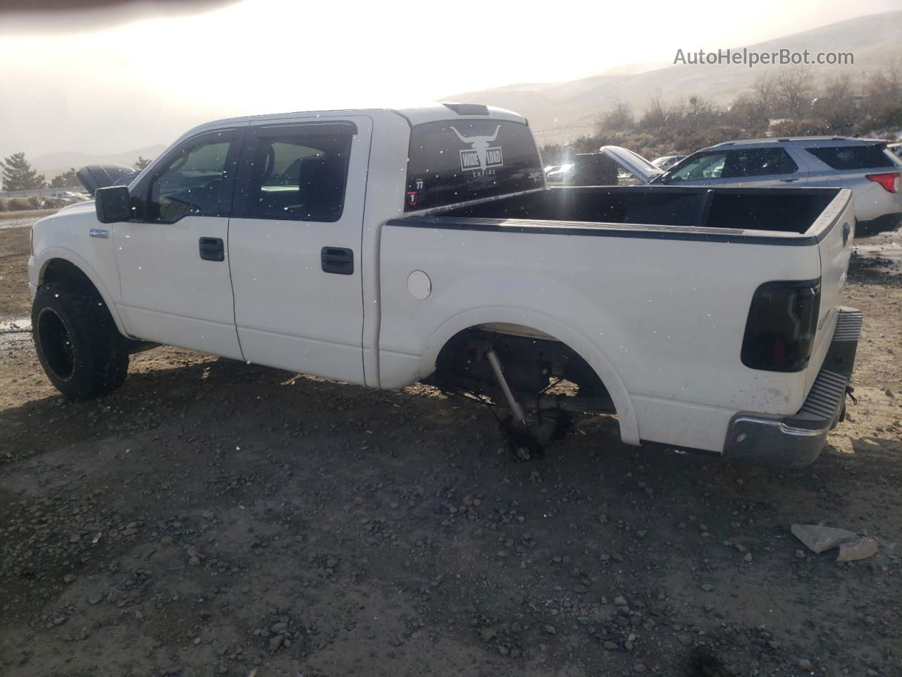 2005 Ford F150 Supercrew White vin: 1FTPW12515FA11914