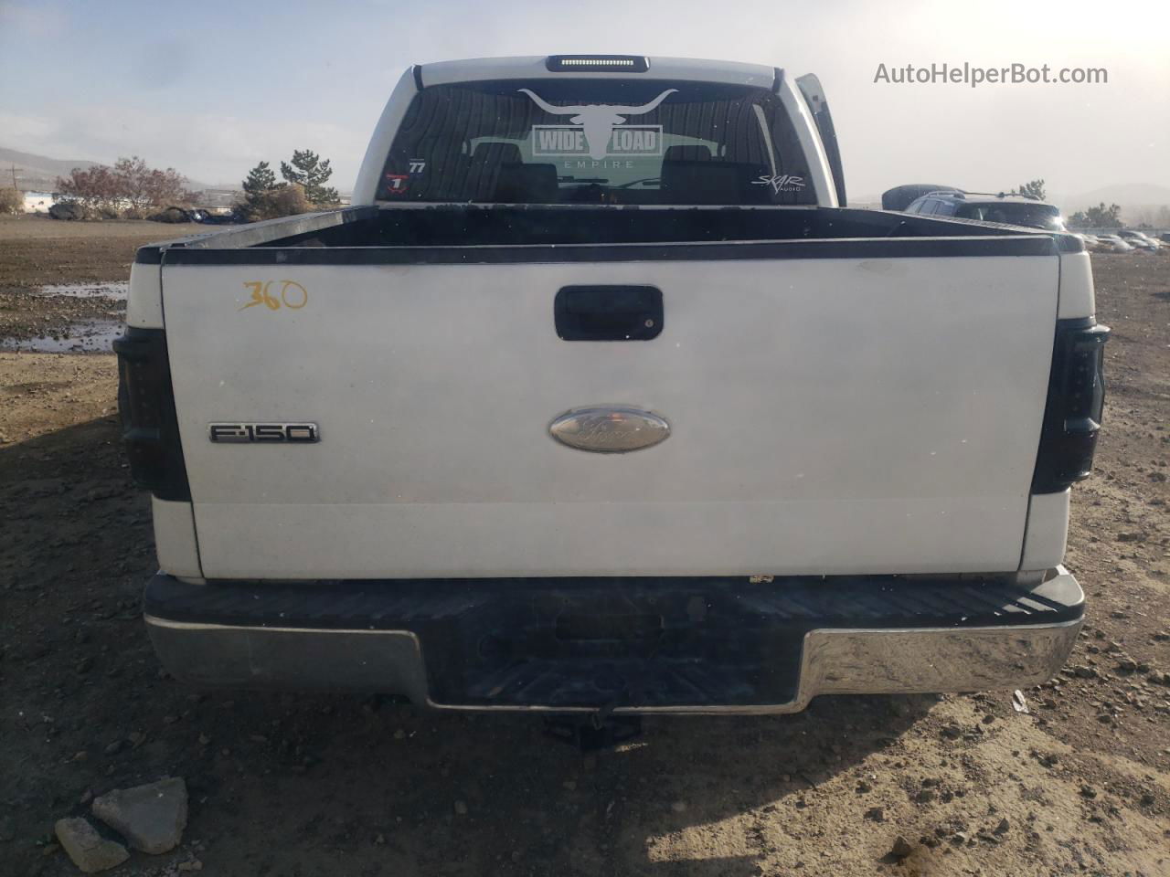 2005 Ford F150 Supercrew White vin: 1FTPW12515FA11914