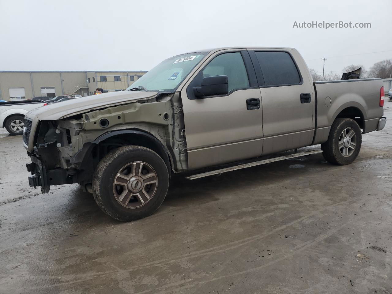 2005 Ford F150 Supercrew Желто-коричневый vin: 1FTPW12515FA23500