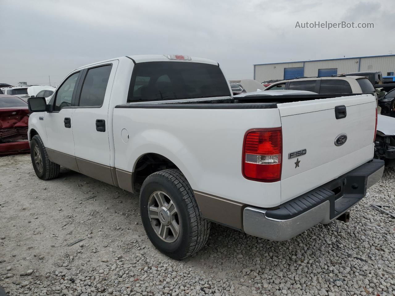 2005 Ford F150 Supercrew White vin: 1FTPW12515KC99568