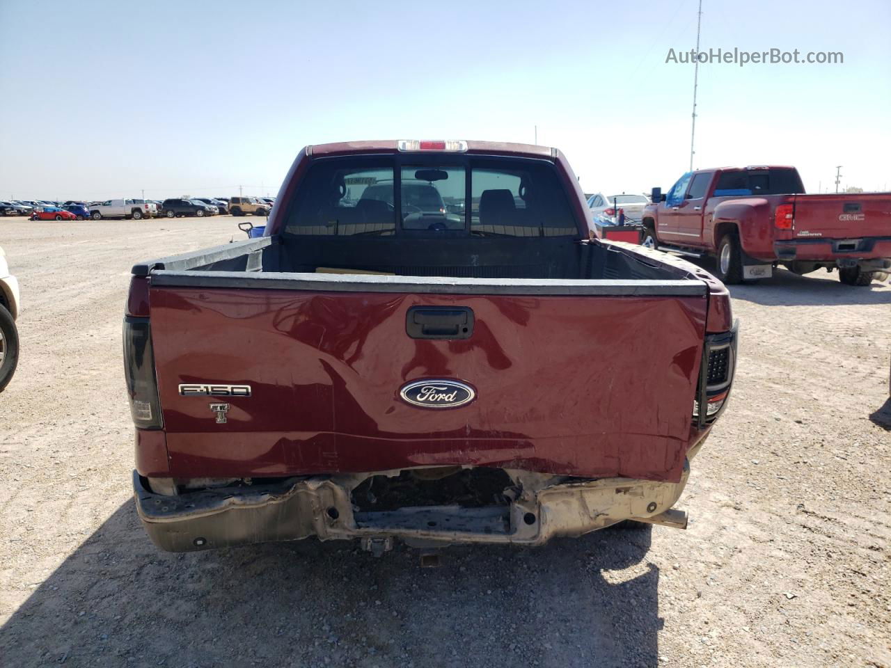 2005 Ford F150 Supercrew Maroon vin: 1FTPW12515KE67483