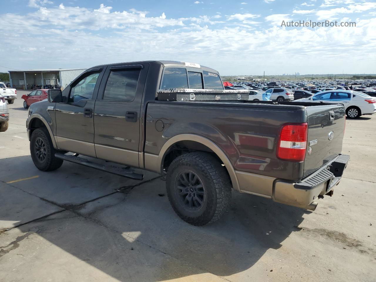 2005 Ford F150 Supercrew Коричневый vin: 1FTPW12525FA65898