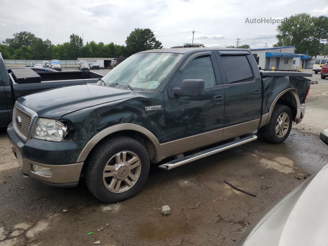 2005 Ford F150 Supercrew Green vin: 1FTPW12525KB80704