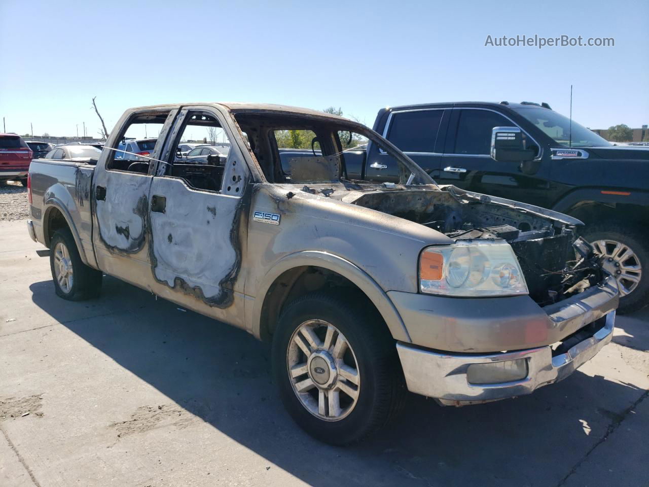 2004 Ford F150 Supercrew Burn vin: 1FTPW12534KC16494