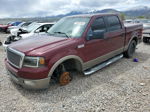 2005 Ford F150 Supercrew Burgundy vin: 1FTPW12535FA41447