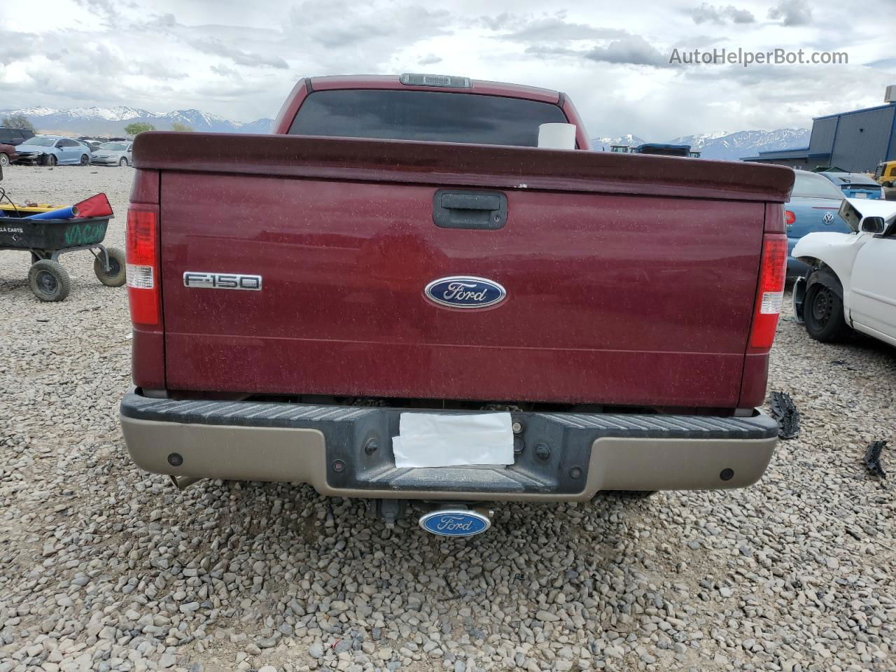 2005 Ford F150 Supercrew Бордовый vin: 1FTPW12535FA41447