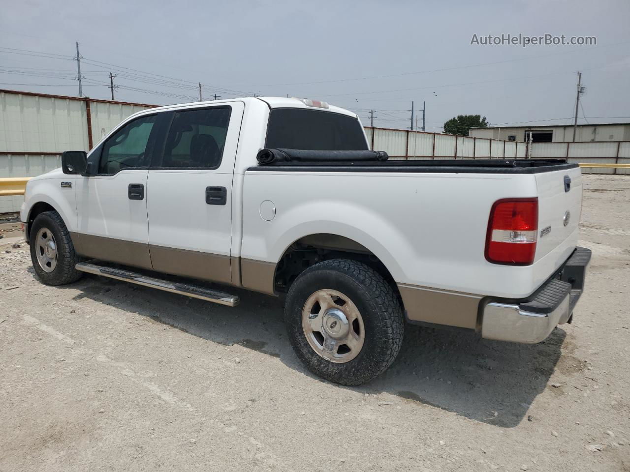 2005 Ford F150 Supercrew White vin: 1FTPW12535FB39765