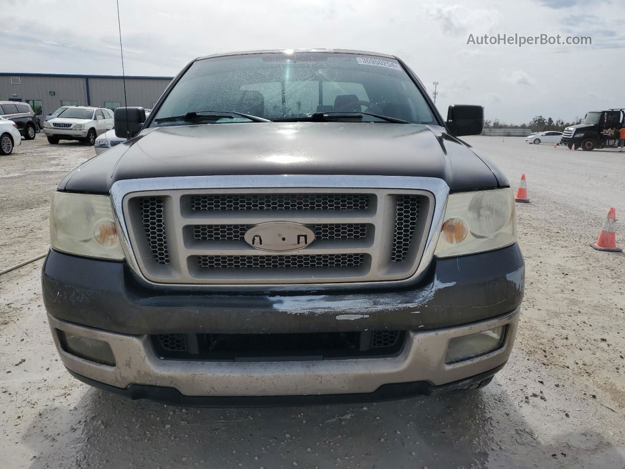 2005 Ford F150 Supercrew Brown vin: 1FTPW12535KC88393