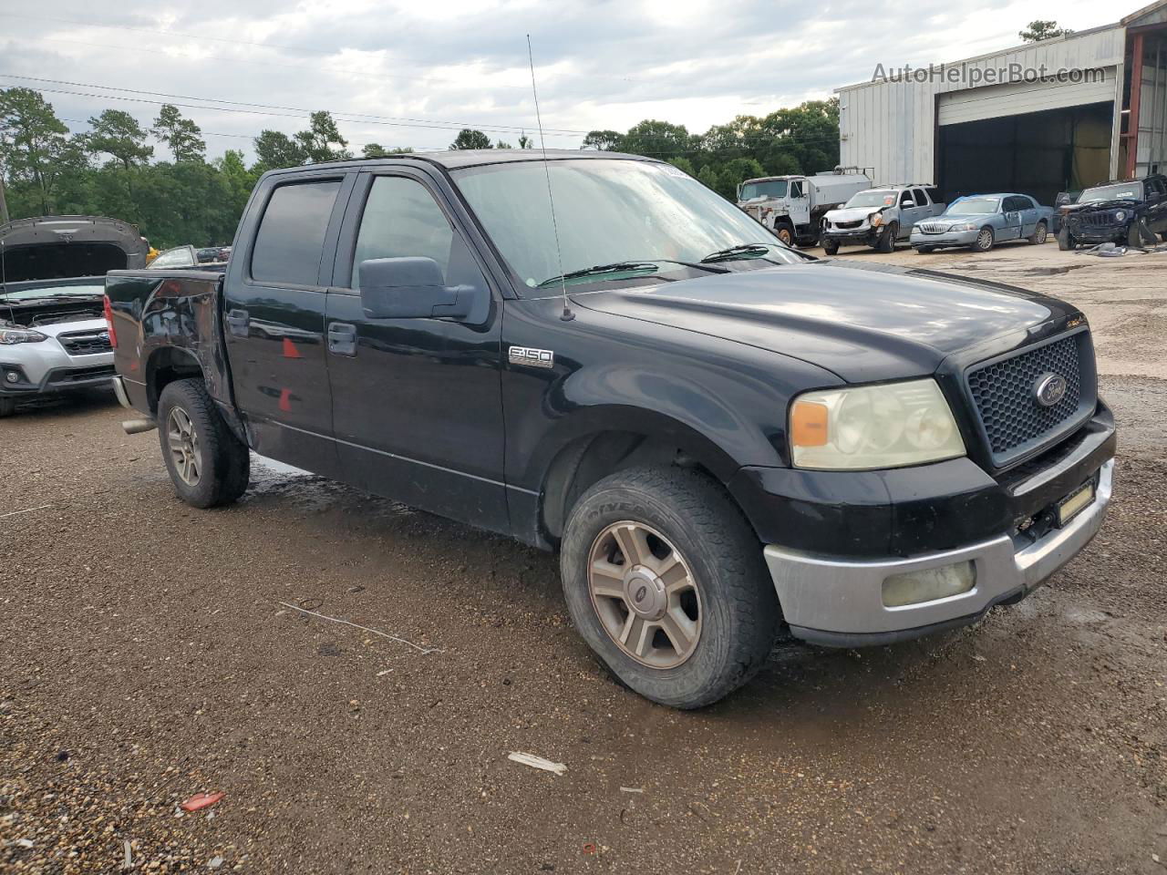 2005 Ford F150 Supercrew Черный vin: 1FTPW12535KD82337