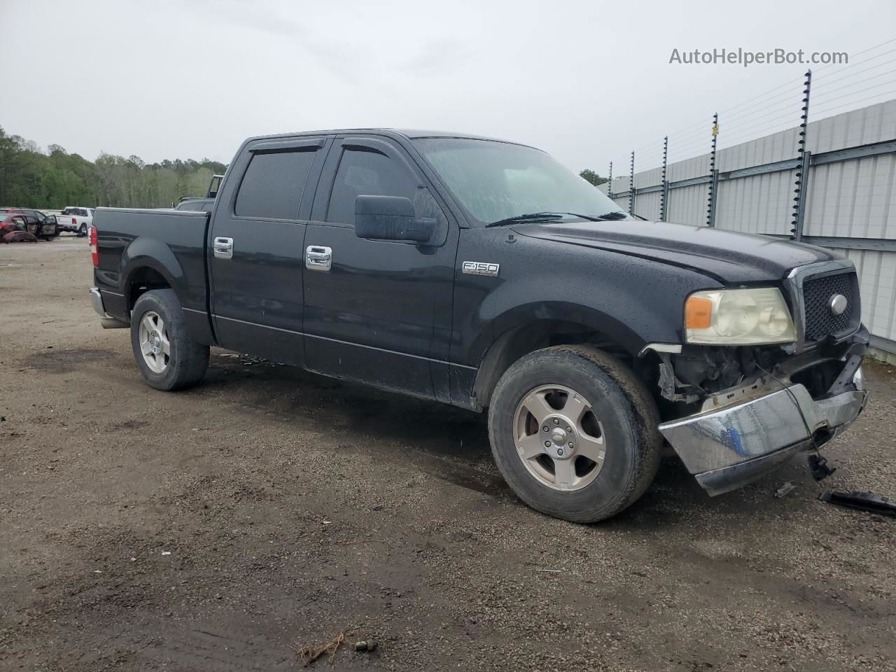 2005 Ford F150 Supercrew Black vin: 1FTPW12535KE06023