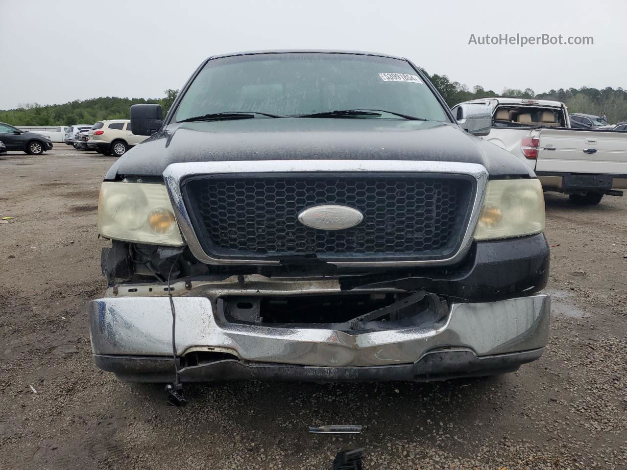 2005 Ford F150 Supercrew Black vin: 1FTPW12535KE06023