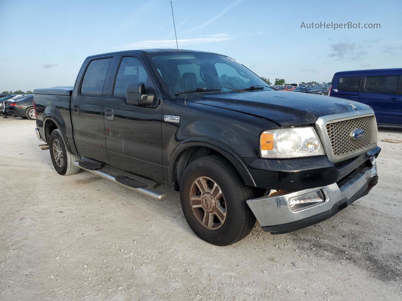 2004 Ford F150 Supercrew Black vin: 1FTPW12544KC31666