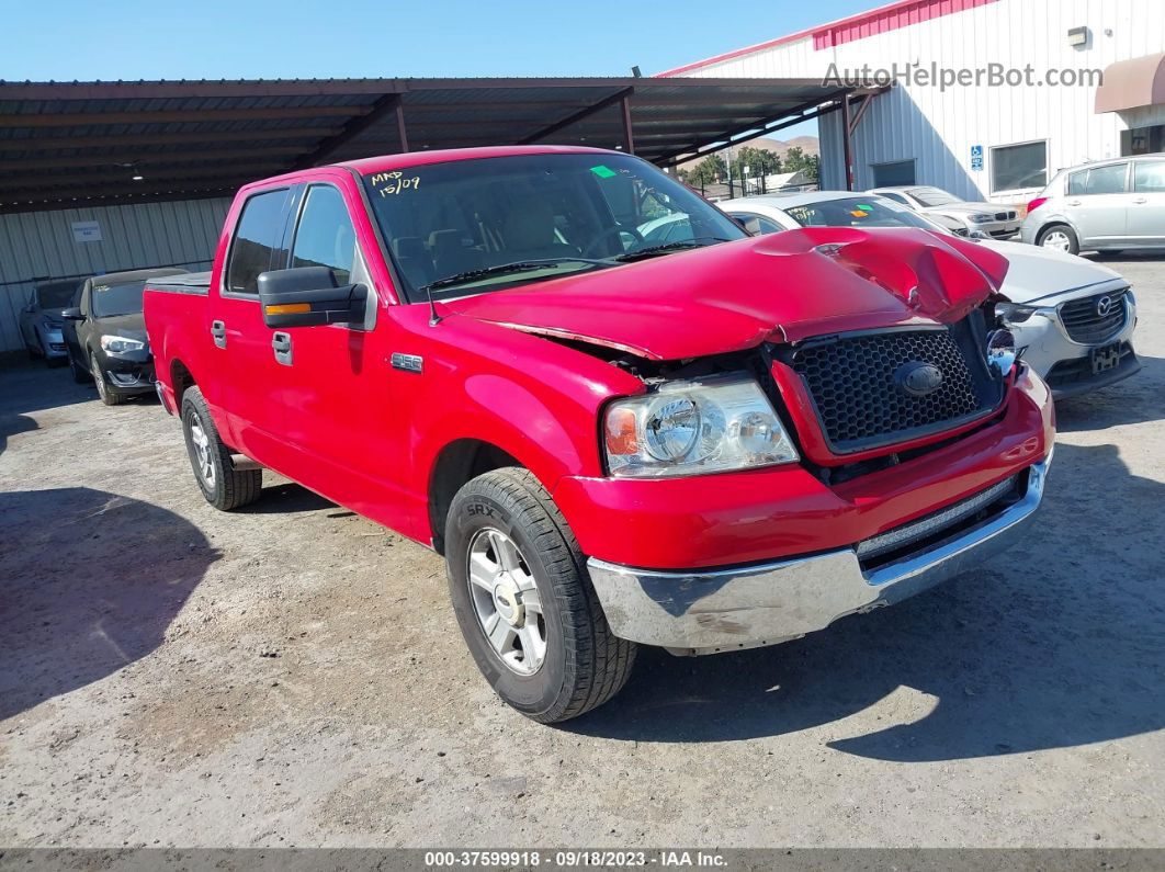 2004 Ford F-150 Xlt/lariat Red vin: 1FTPW12544KD69546