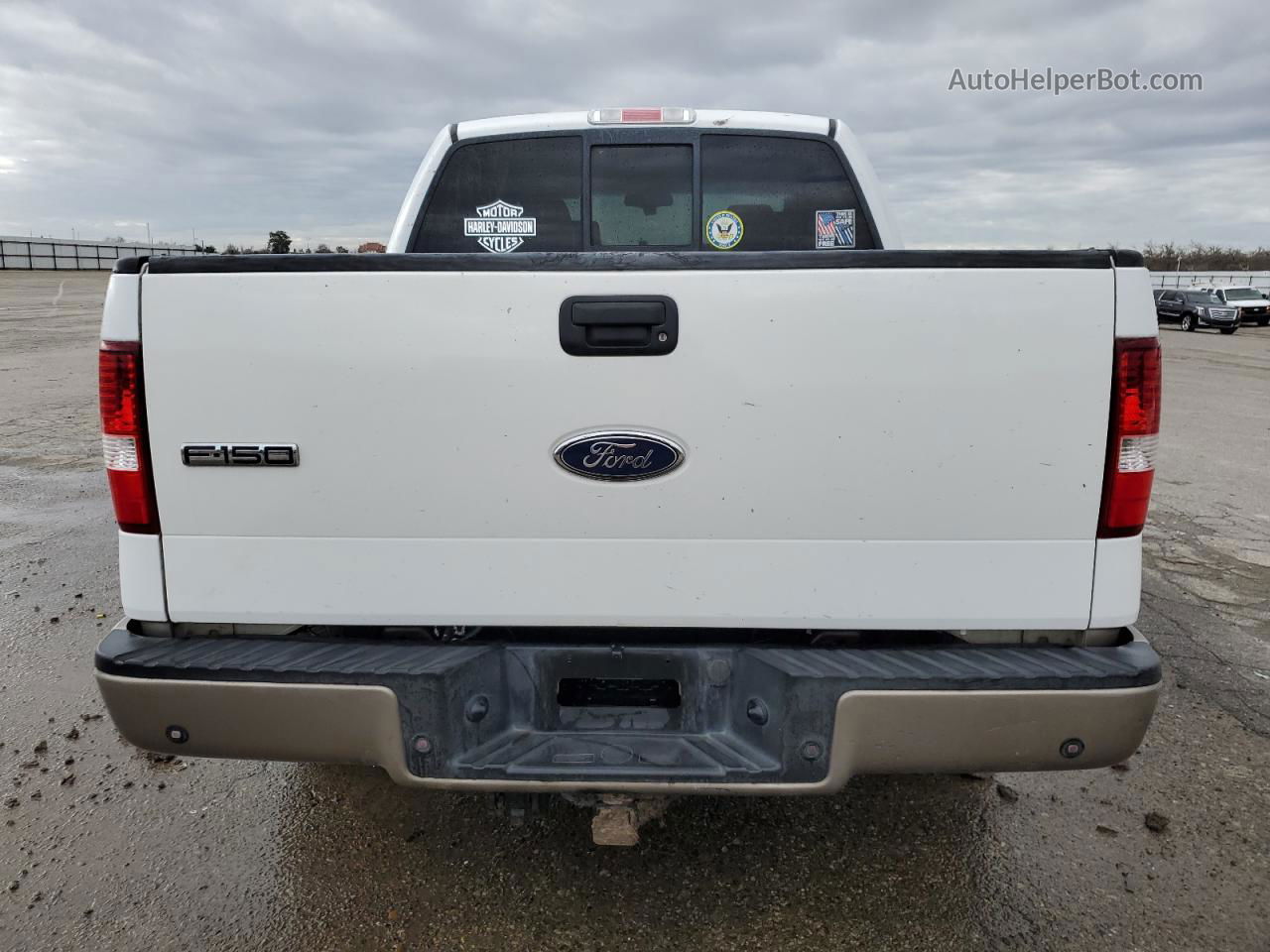 2005 Ford F150 Supercrew White vin: 1FTPW12545FA41456