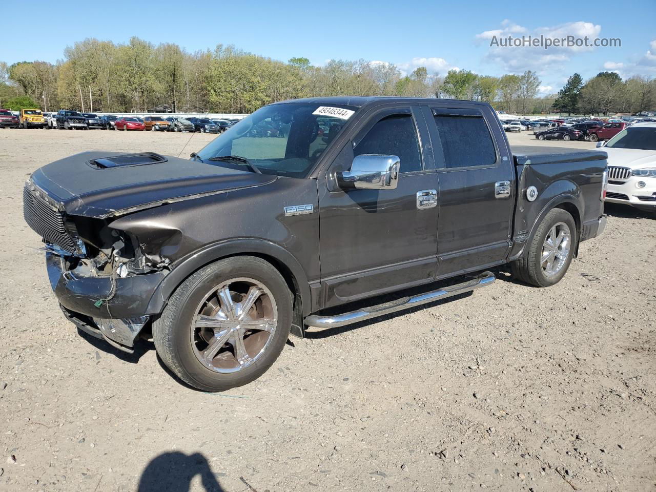 2005 Ford F150 Supercrew Gray vin: 1FTPW12545KC83817