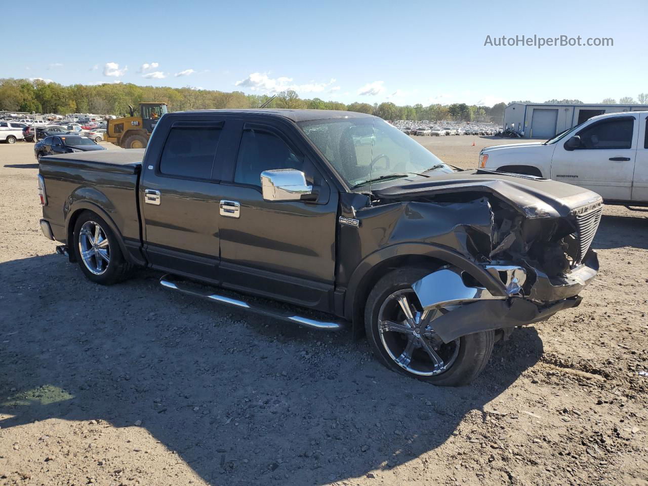 2005 Ford F150 Supercrew Gray vin: 1FTPW12545KC83817