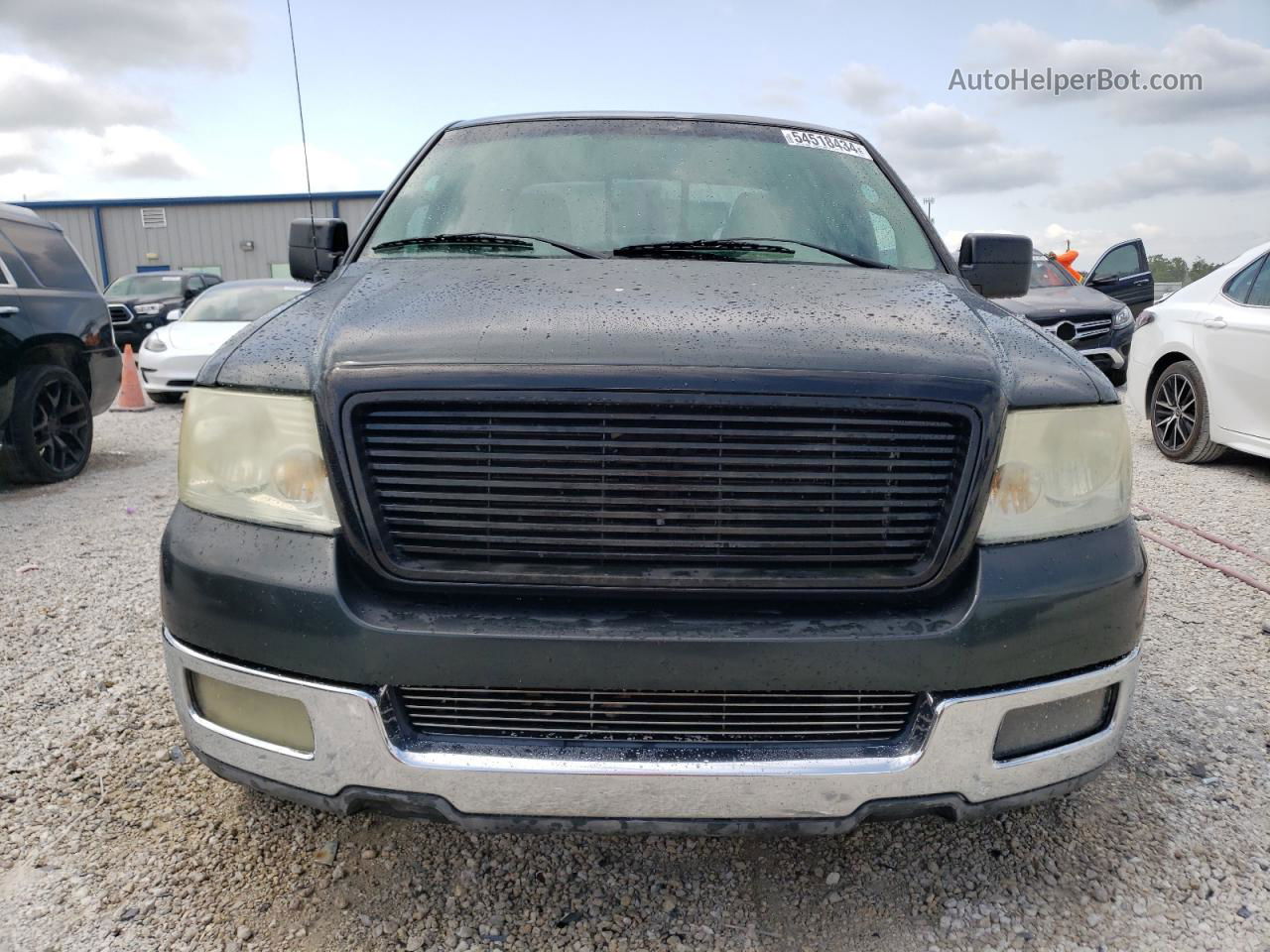 2004 Ford F150 Supercrew Gray vin: 1FTPW12554KC62151