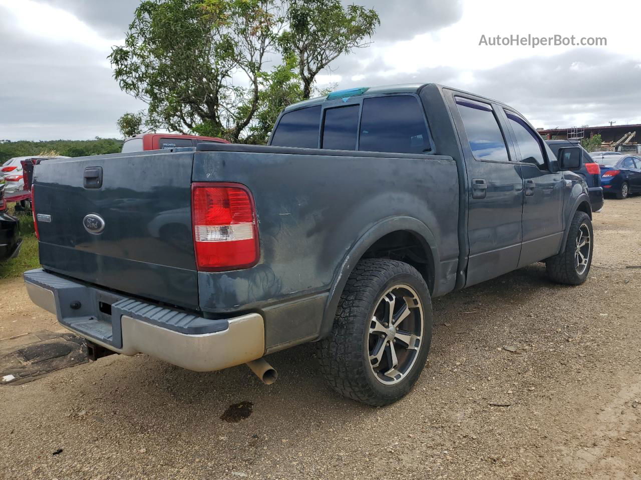 2004 Ford F150 Supercrew Green vin: 1FTPW12554KD53582