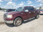 2005 Ford F150 Supercrew Maroon vin: 1FTPW12555FA77348