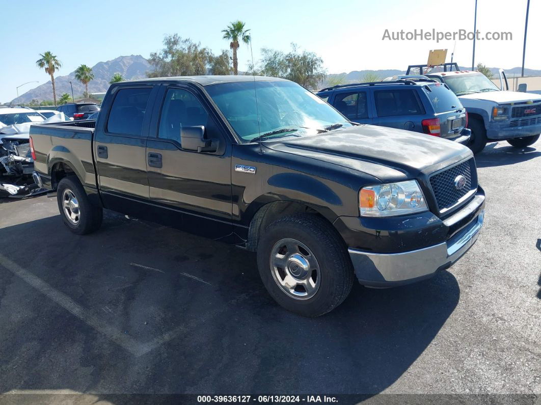 2005 Ford F-150 Lariat/xlt Black vin: 1FTPW12555KE76753