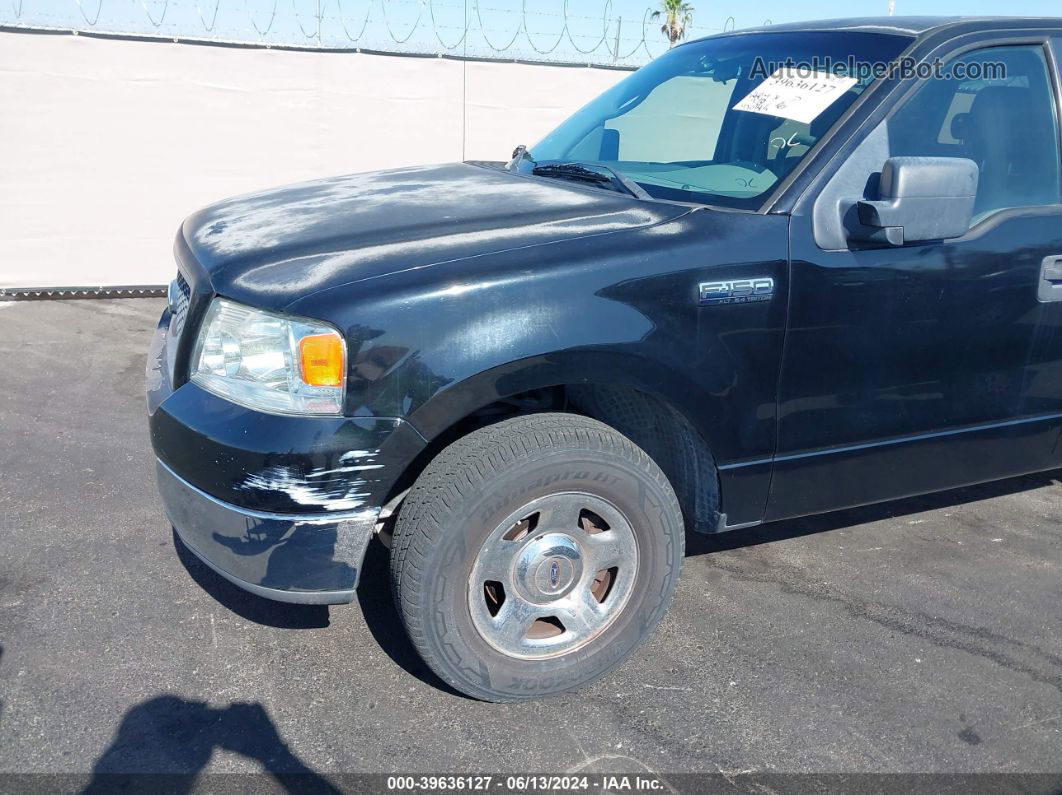 2005 Ford F-150 Lariat/xlt Black vin: 1FTPW12555KE76753