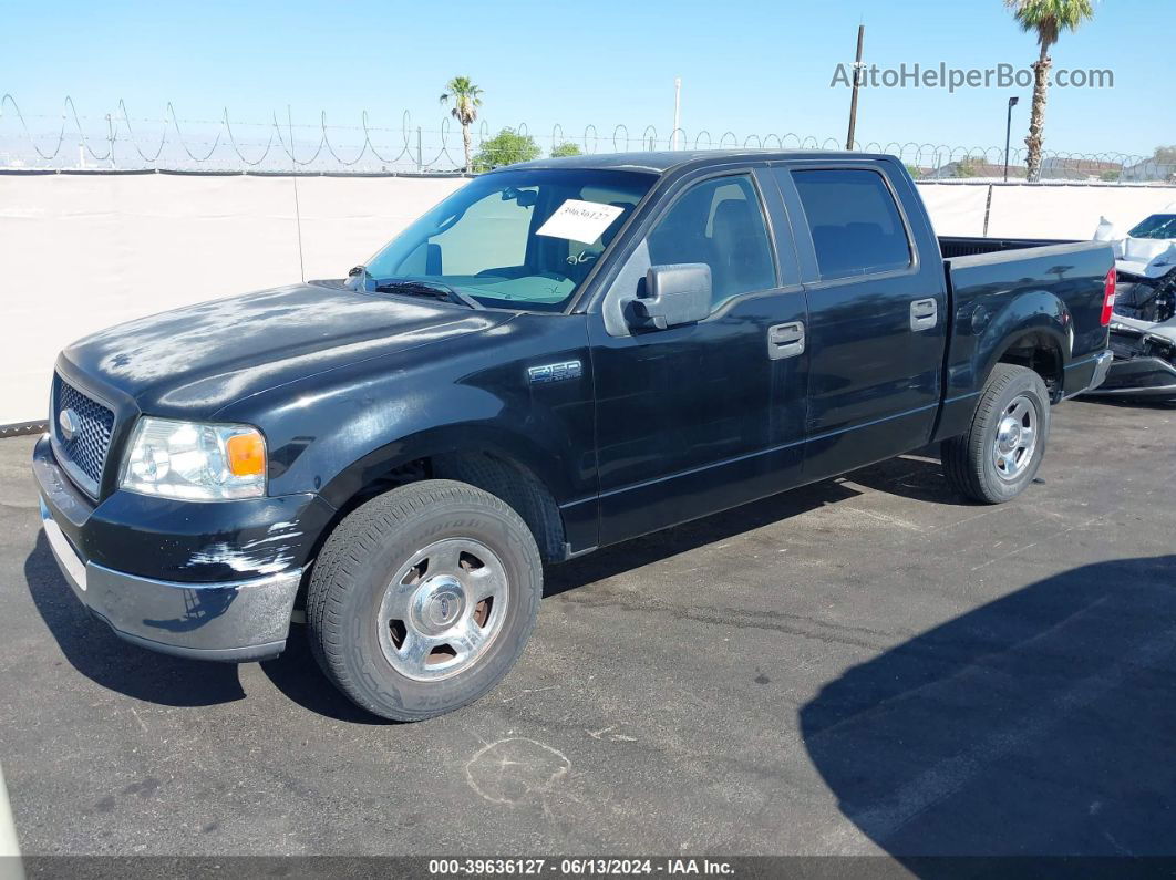 2005 Ford F-150 Lariat/xlt Black vin: 1FTPW12555KE76753