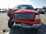 2005 Ford F150 Supercrew Red vin: 1FTPW12555KE80950