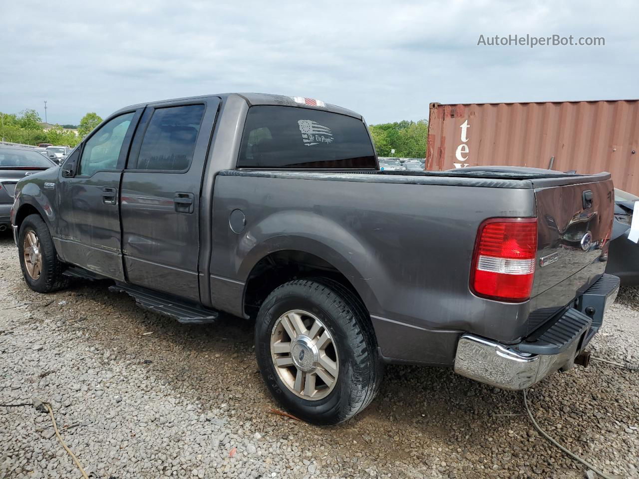 2004 Ford F150 Supercrew Gray vin: 1FTPW12564KB97679