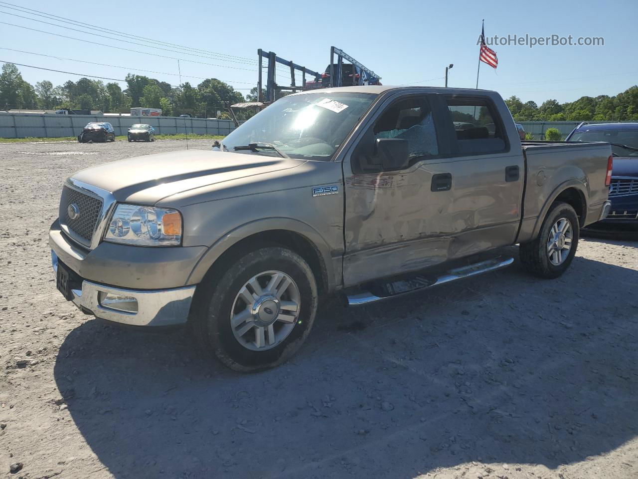 2004 Ford F150 Supercrew Gold vin: 1FTPW12564KC10253