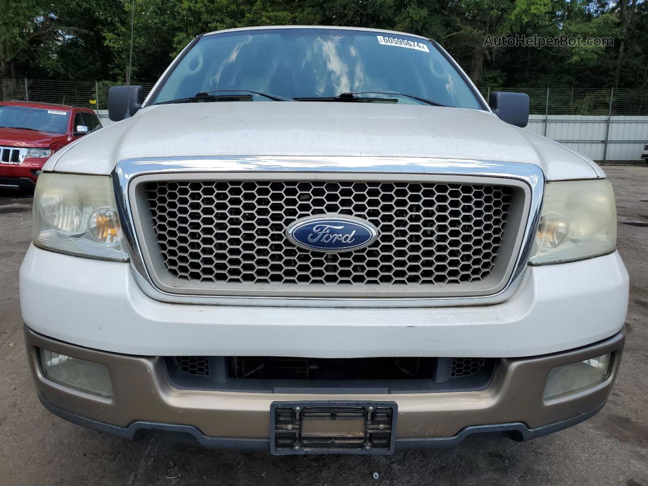 2004 Ford F150 Supercrew White vin: 1FTPW12564KC54043