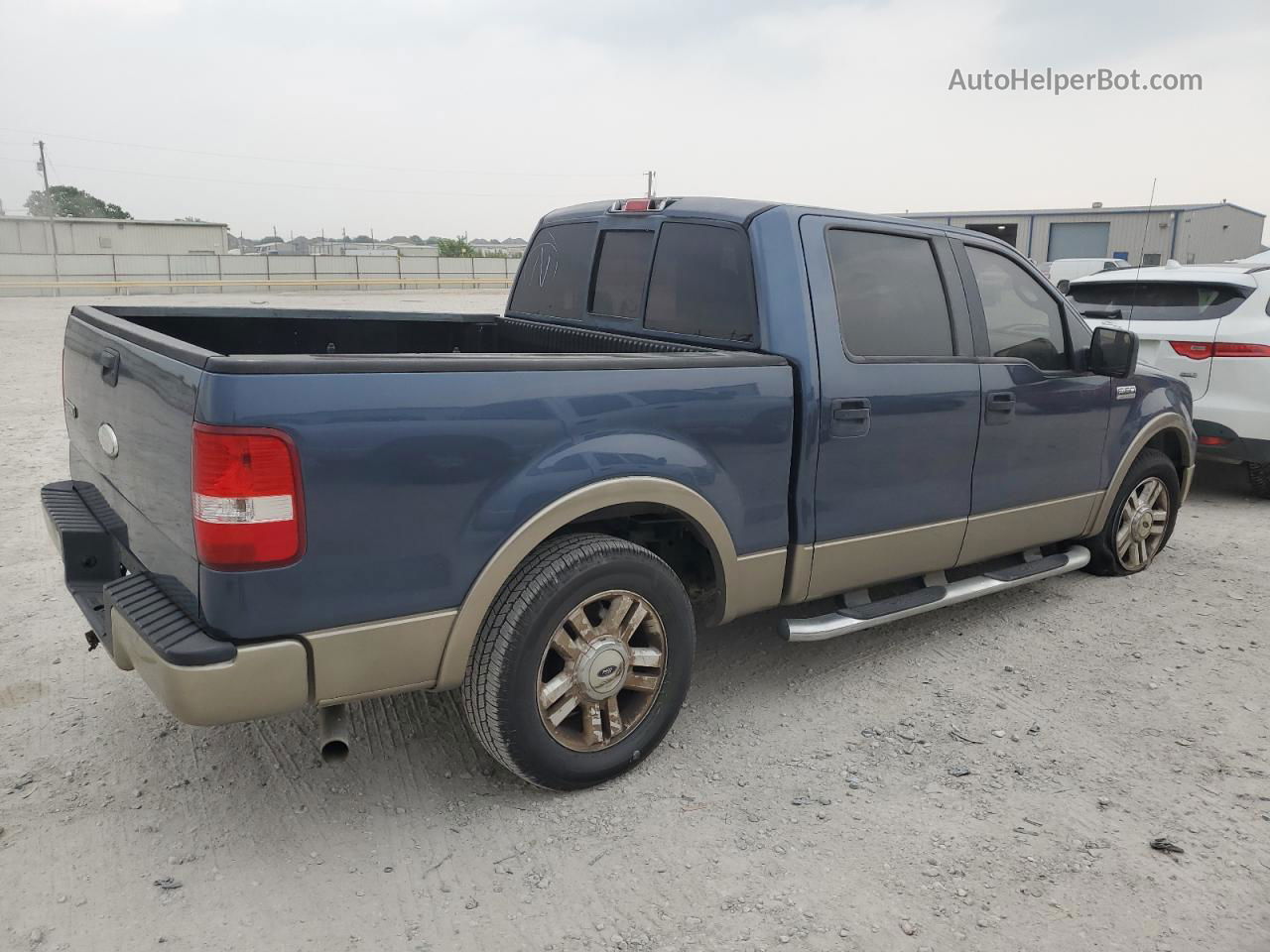 2004 Ford F150 Supercrew Blue vin: 1FTPW12564KD21465