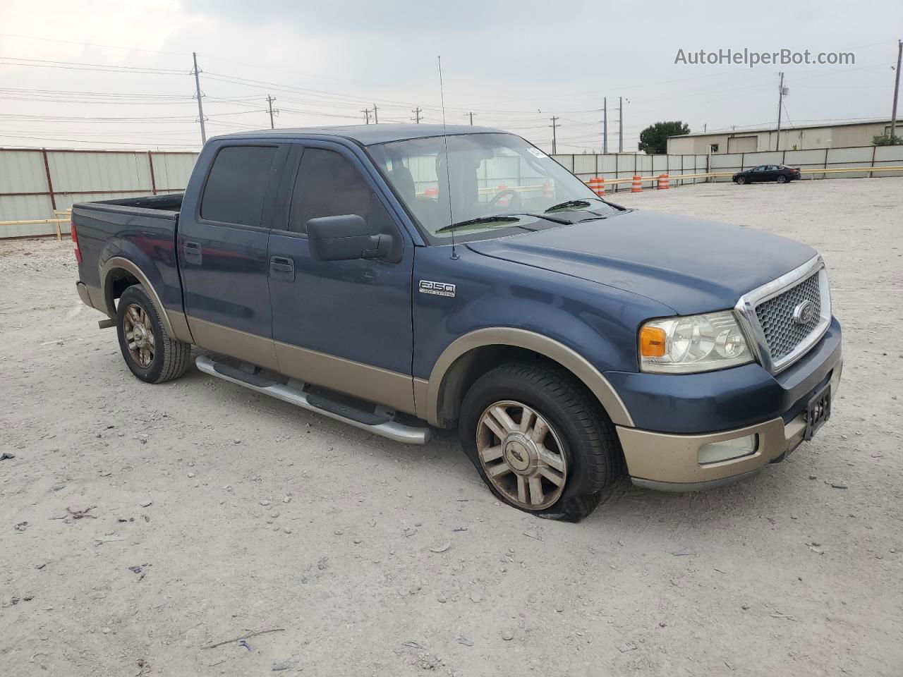 2004 Ford F150 Supercrew Blue vin: 1FTPW12564KD21465