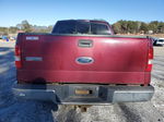 2004 Ford F150 Supercrew Maroon vin: 1FTPW12564KD28495