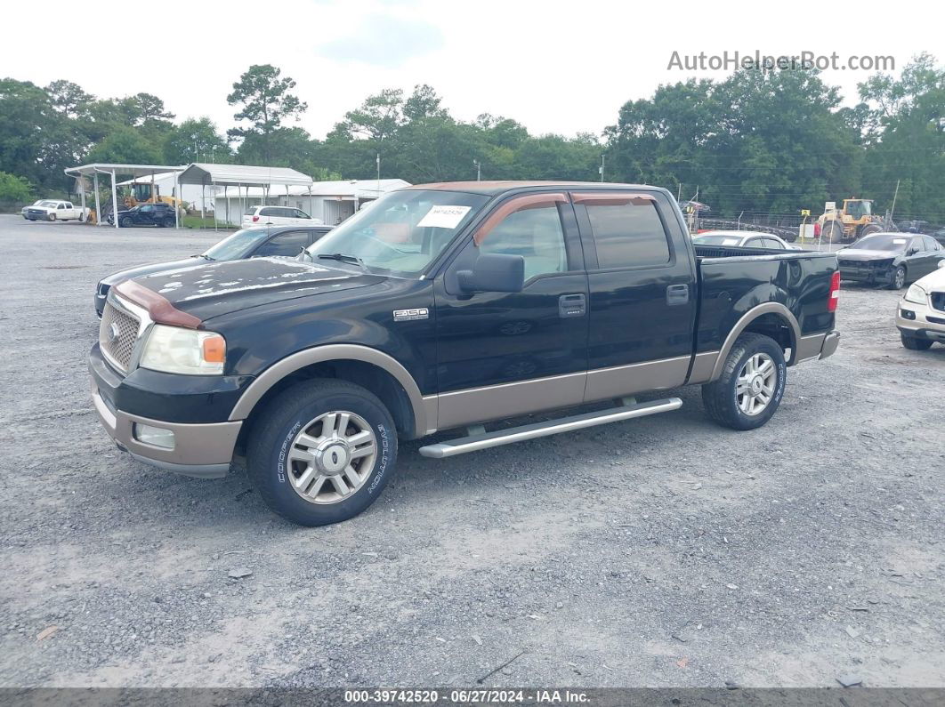 2004 Ford F-150 Lariat/xlt Black vin: 1FTPW12564KD61514