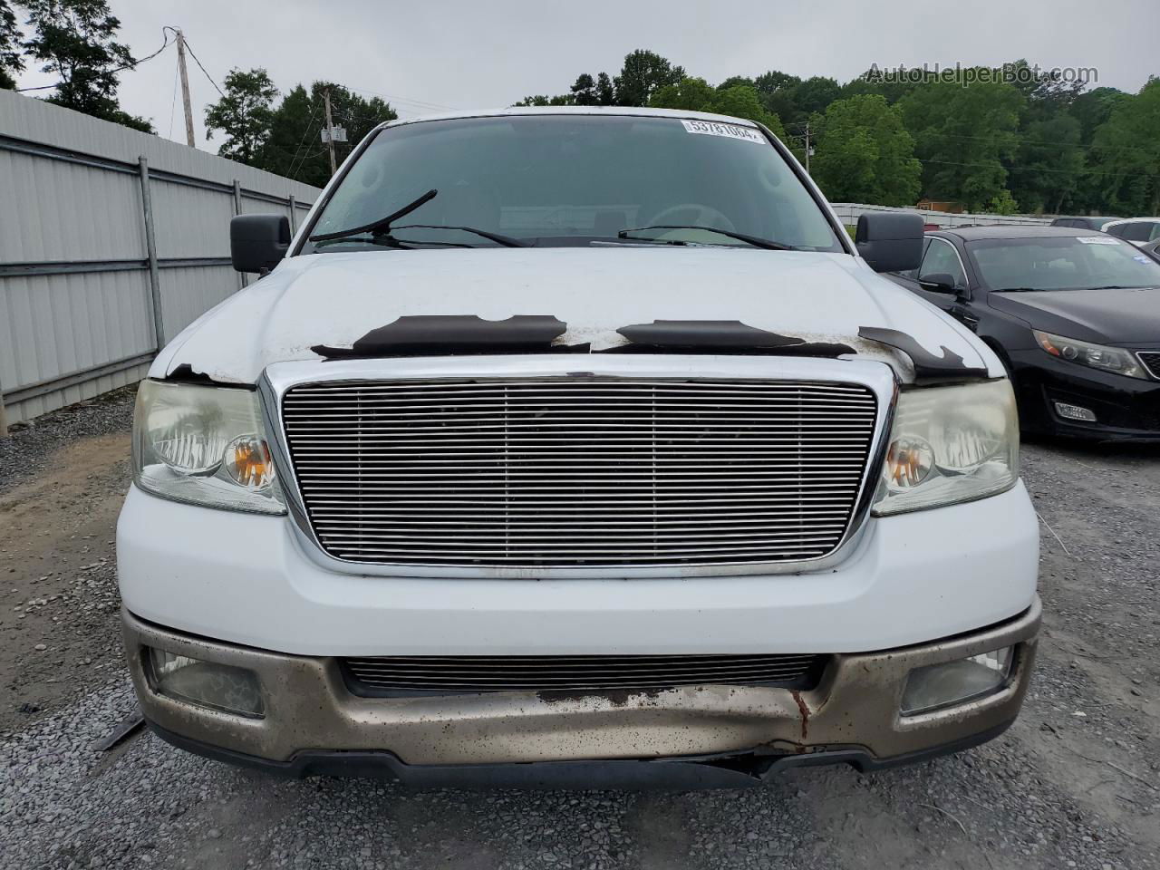 2005 Ford F150 Supercrew White vin: 1FTPW12565KC37308