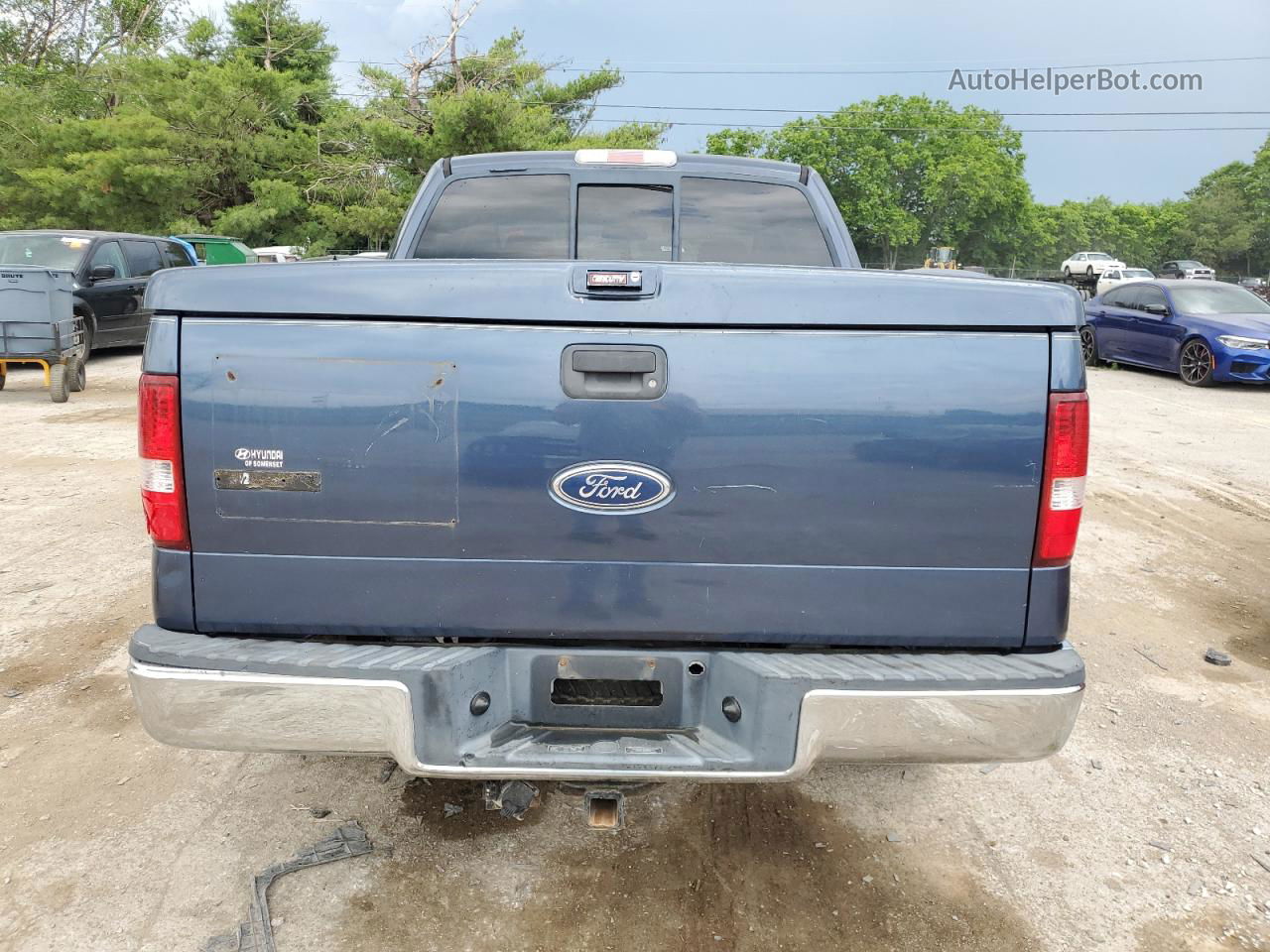 2004 Ford F150 Supercrew Синий vin: 1FTPW12574KB85704