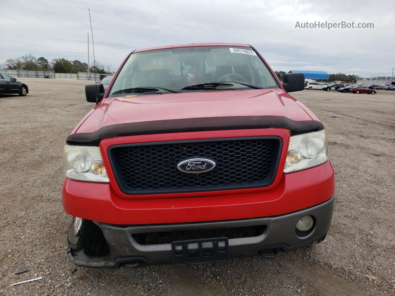 2004 Ford F150 Supercrew Red vin: 1FTPW12574KD72585