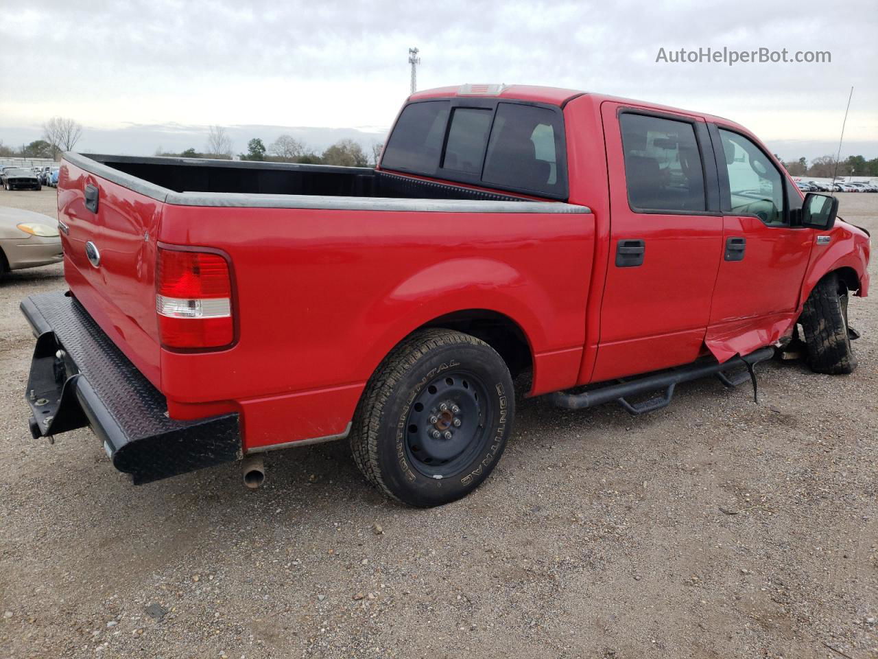 2004 Ford F150 Supercrew Red vin: 1FTPW12574KD72585