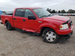 2004 Ford F150 Supercrew Red vin: 1FTPW12574KD72585