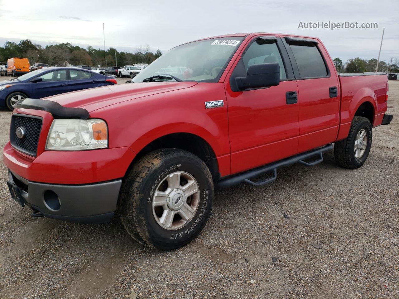 2004 Ford F150 Supercrew Красный vin: 1FTPW12574KD72585