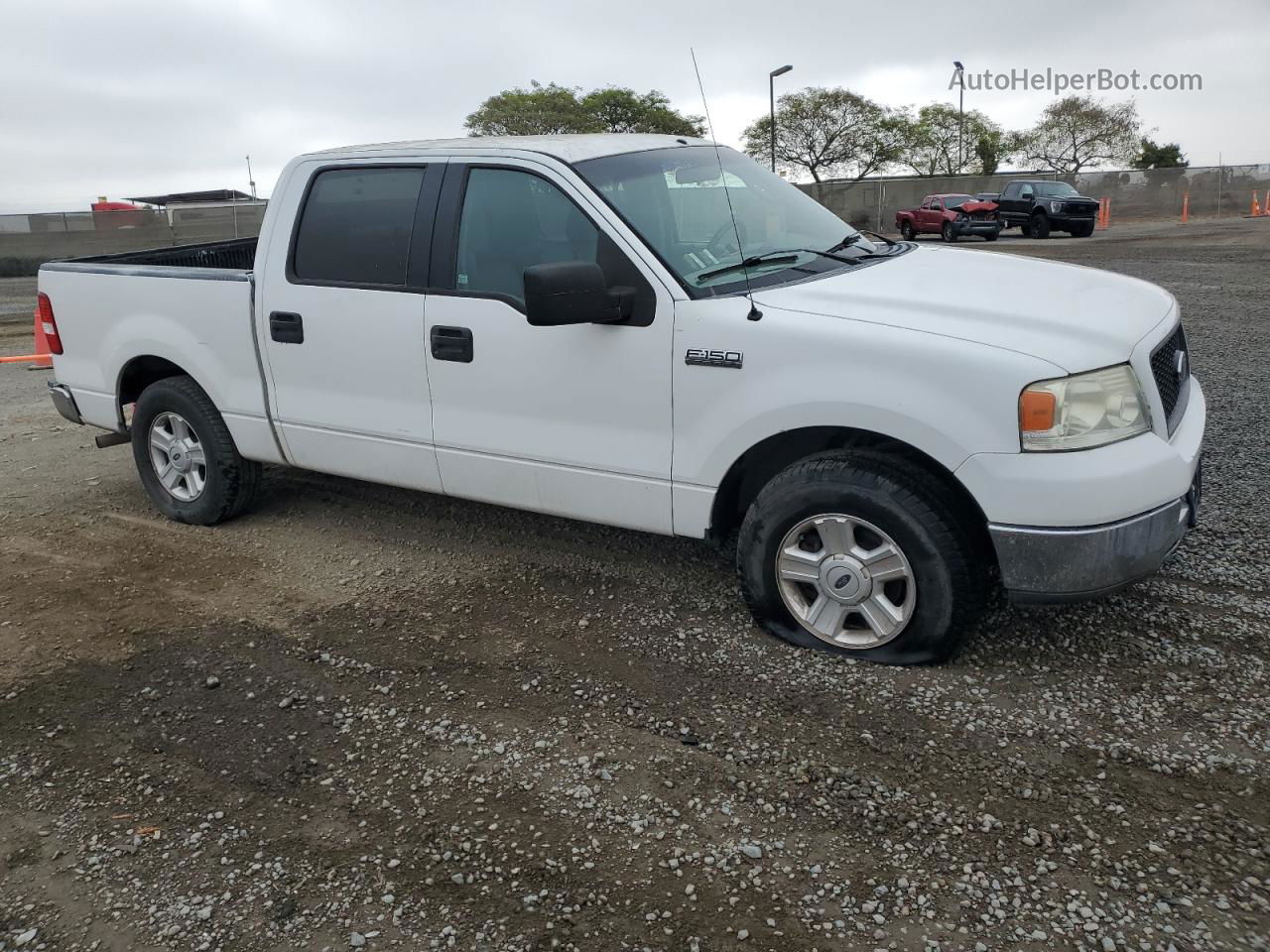 2004 Ford F150 Supercrew Белый vin: 1FTPW12574KD80962