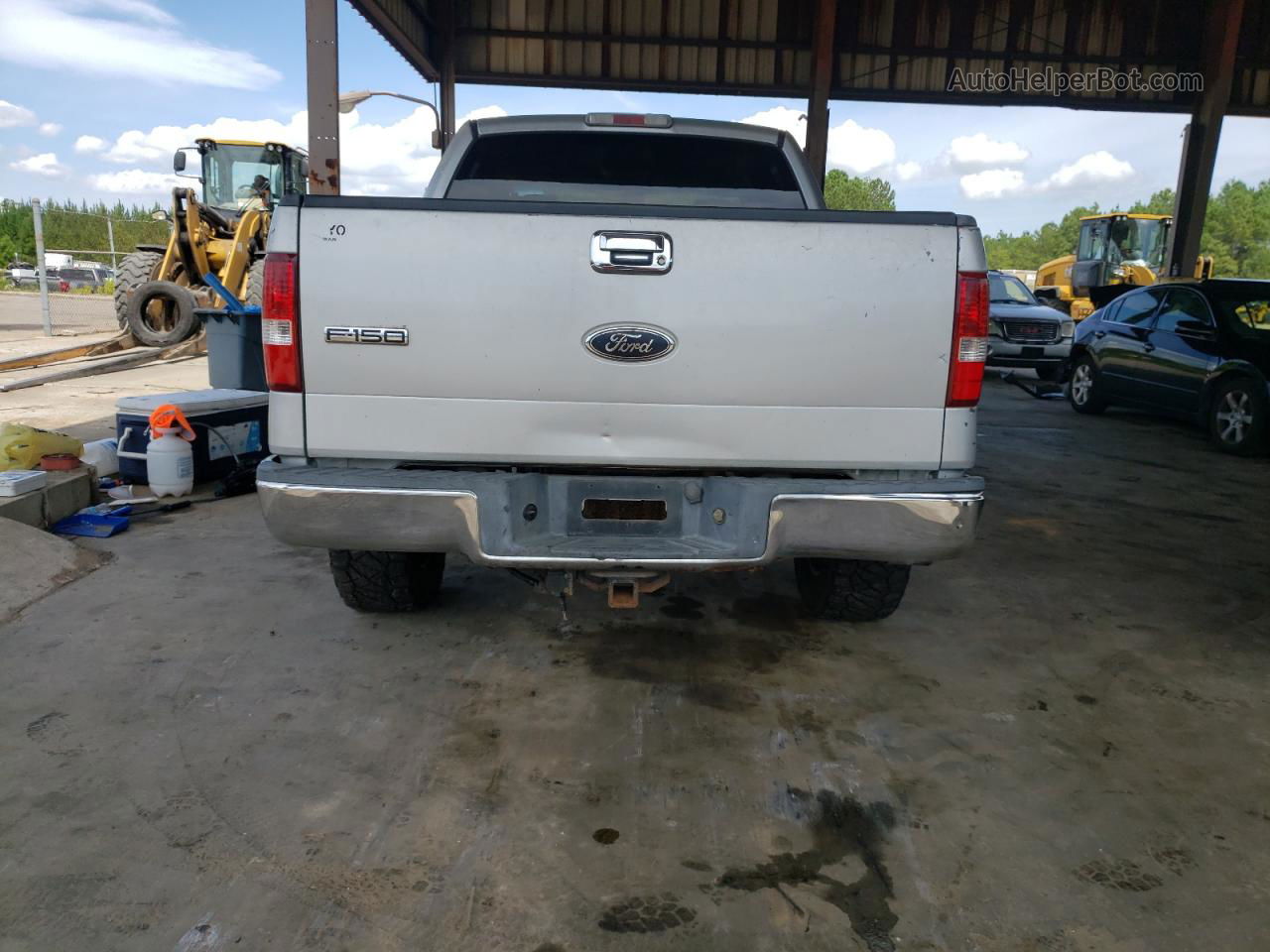 2004 Ford F150 Supercrew Silver vin: 1FTPW12584KA94747