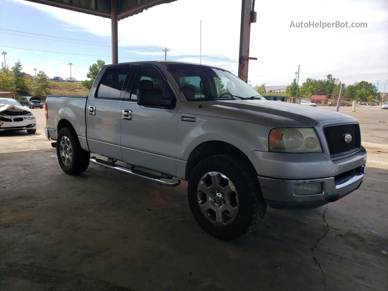 2004 Ford F150 Supercrew Silver vin: 1FTPW12584KA94747