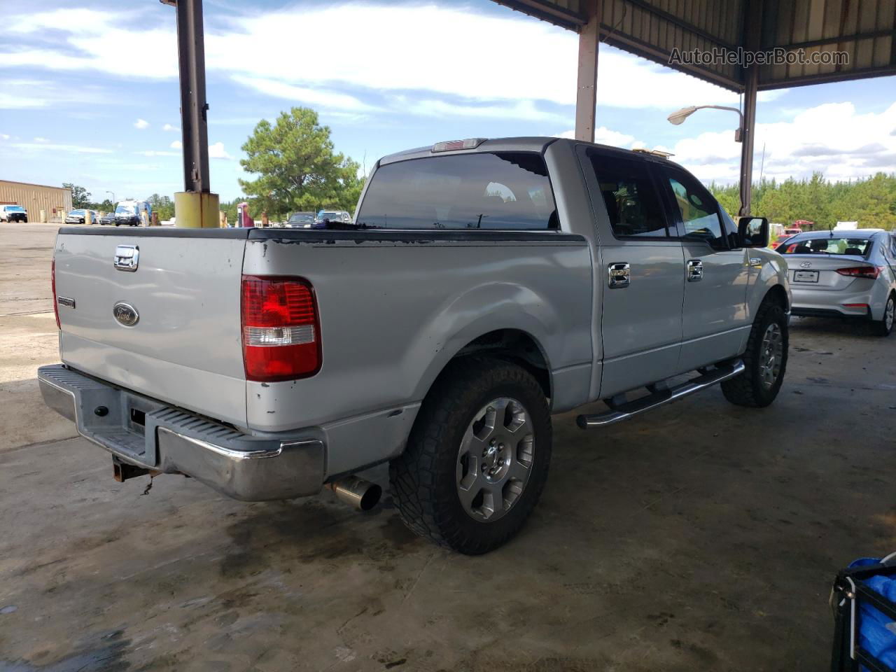 2004 Ford F150 Supercrew Silver vin: 1FTPW12584KA94747