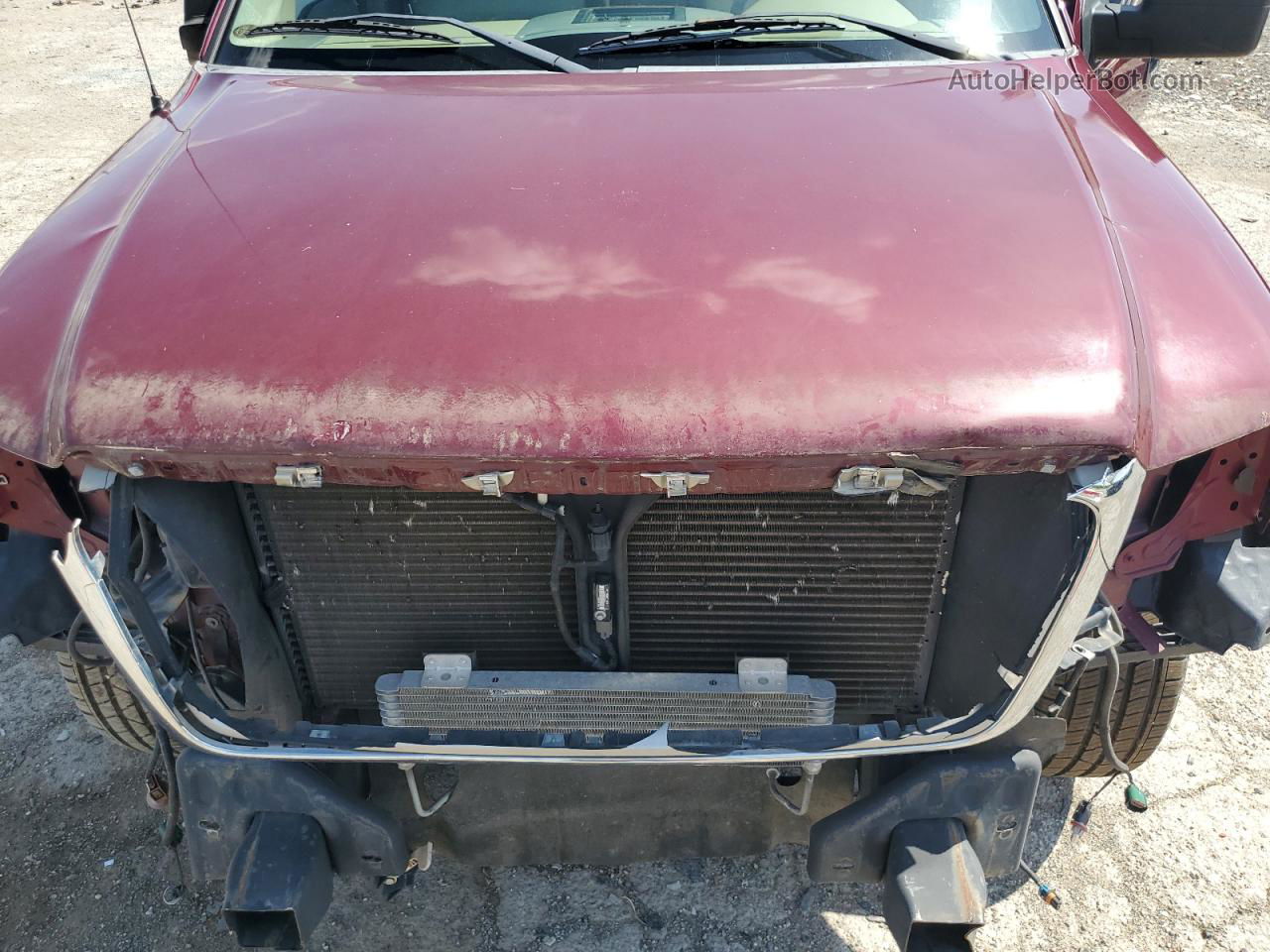 2004 Ford F150 Supercrew Red vin: 1FTPW12584KB96050