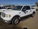 2004 Ford F150 Supercrew White vin: 1FTPW12584KD61580