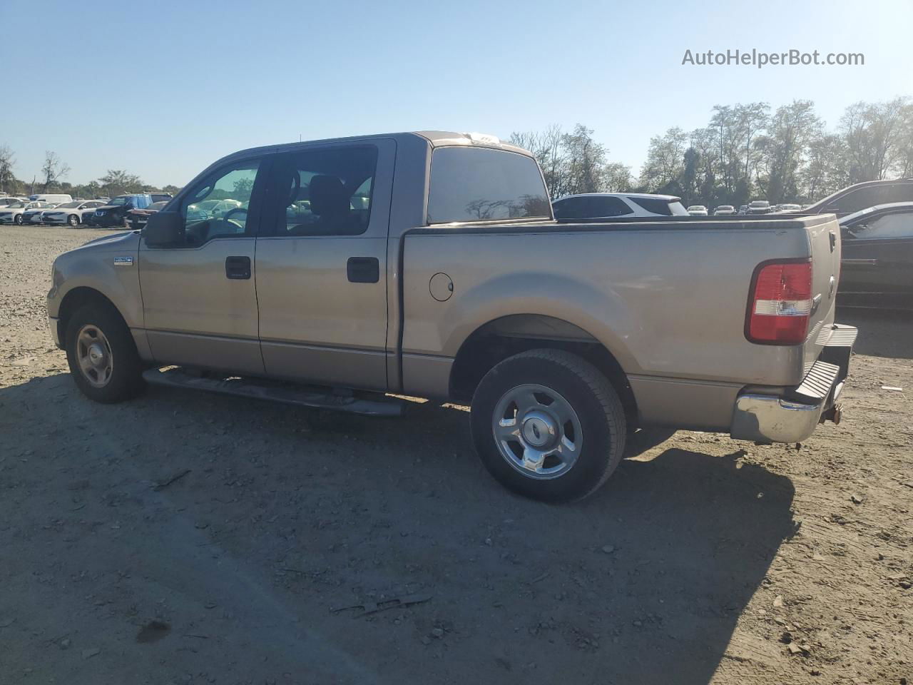 2004 Ford F150 Supercrew Tan vin: 1FTPW12584KD65757